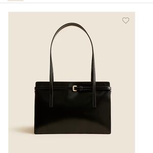 J Crew Edie structured shoulder bag or tote in Italian leather. New without tags